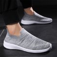 thumbnail image 6 of IUJSOY Mens Athletic Walking Shoes Lightweight Casual Knit Slip on Sneakers Mesh Tennis Shoes, 6 of 9