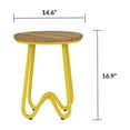 thumbnail image 2 of Novogratz Poolside Gossip Collection, Bobbi Outdoor/Indoor Bistro Stools, 2-pack, Charcoal Gray, 2 of 8