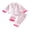 White-Pink Bow Dot, variant on RUINIXCW Toddler Baby Girl Silk Stian Pajamas Set Kids Spring Fall PJS Sleepwear Bow Dots Plush Cuff Button Down Long Sleeve Shirt Top and Pants Set