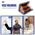 thumbnail image 3 of BESTYASH Organizador De Carpetas Negro Para Almacenamiento De Documentos Y, 3 of 6