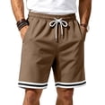 thumbnail image 4 of Jogging Shorts Men Jerdar Men's Basketball Shorts with Zipper Pockets Lightweight Quick Dry Mesh Athletic Running Shorts, 4 of 9