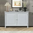 thumbnail image 2 of International Concepts 34" High Solid Wood Hall Storage Cabinet Cupboard, 2 of 11