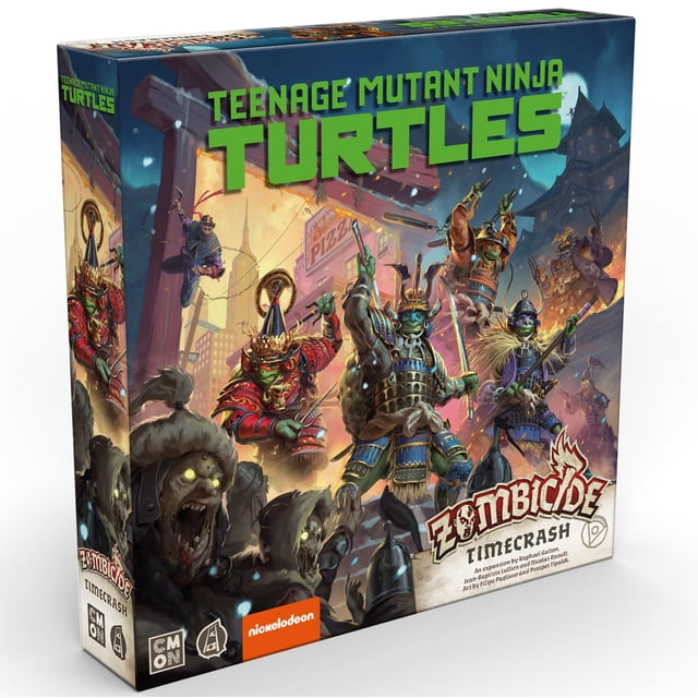 Juego de mesa CMON Zombicide White Death TMNT Time Crash Exp