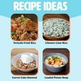 thumbnail image 6 of Mini Rice Cooker with Removable Nonstick Bowl and Auto Keep Warm Function, Great For Soups, Stews, Grains and Oats, 6 Cups Cooked (3 Cups Uncooked), 1.5-Quart, Aqua, 6 of 6