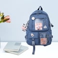 thumbnail image 1 of Mochila escolar Yinane Mochilas lindas para ordenador portátil Azul, 1 of 8