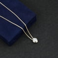 thumbnail image 6 of Rosec Jewels Lab Diamond Flower Pendant with Chain - Statement Wedding Necklace (EF-VS Quality Certified), 18K Yellow Gold, 6 of 8