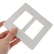 thumbnail image 5 of BRIGHTFUFU Placa de pared sin tornillo 2 Cubierta de placa de placa de placa de cubierta eléctrica de salida de pandilla, 5 of 7