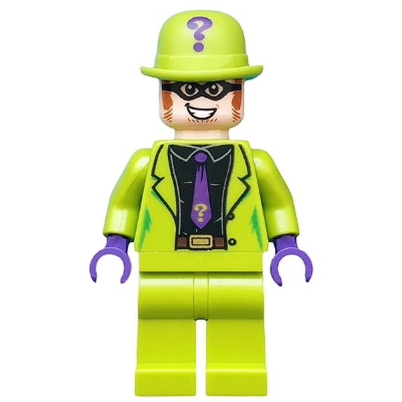LEGO Riddler - Black Shirt and Dark Purple Tie MINIFIGURE
