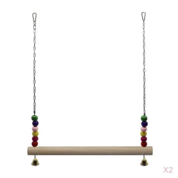 2 Piezas De Percha De Loros De Columpio De Pollo Para Gallinas De Gallo, Pájaros Grandes, jinwen Columpio de escaleras para aves de corral de patio trasero
