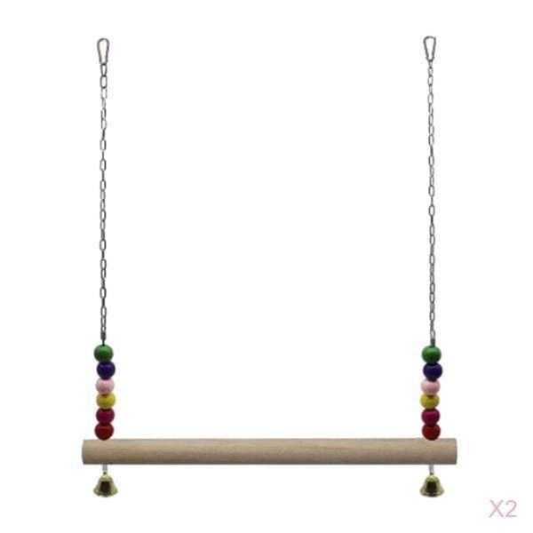 2 Piezas De Percha De Loros De Columpio De Pollo Para Gallinas De Gallo, Pájaros Grandes, jinwen Columpio de escaleras para aves de corral de patio trasero