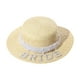 thumbnail image 4 of Sombrero de paja Salvador para novia ala ancha para El sol festivales bodas campamentos viajes cortos fiestas, 4 of 10