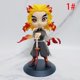 thumbnail image 1 of Figura de acción de Anime Demon Slayer, Nezuko, Tanjirou, Zenitsu, Inosuke, Kyoujurou, Kawaii, Qposket Figure, Kimetsu No Yaiba Model Toy Gift zhangmengya LED, 1 of 2