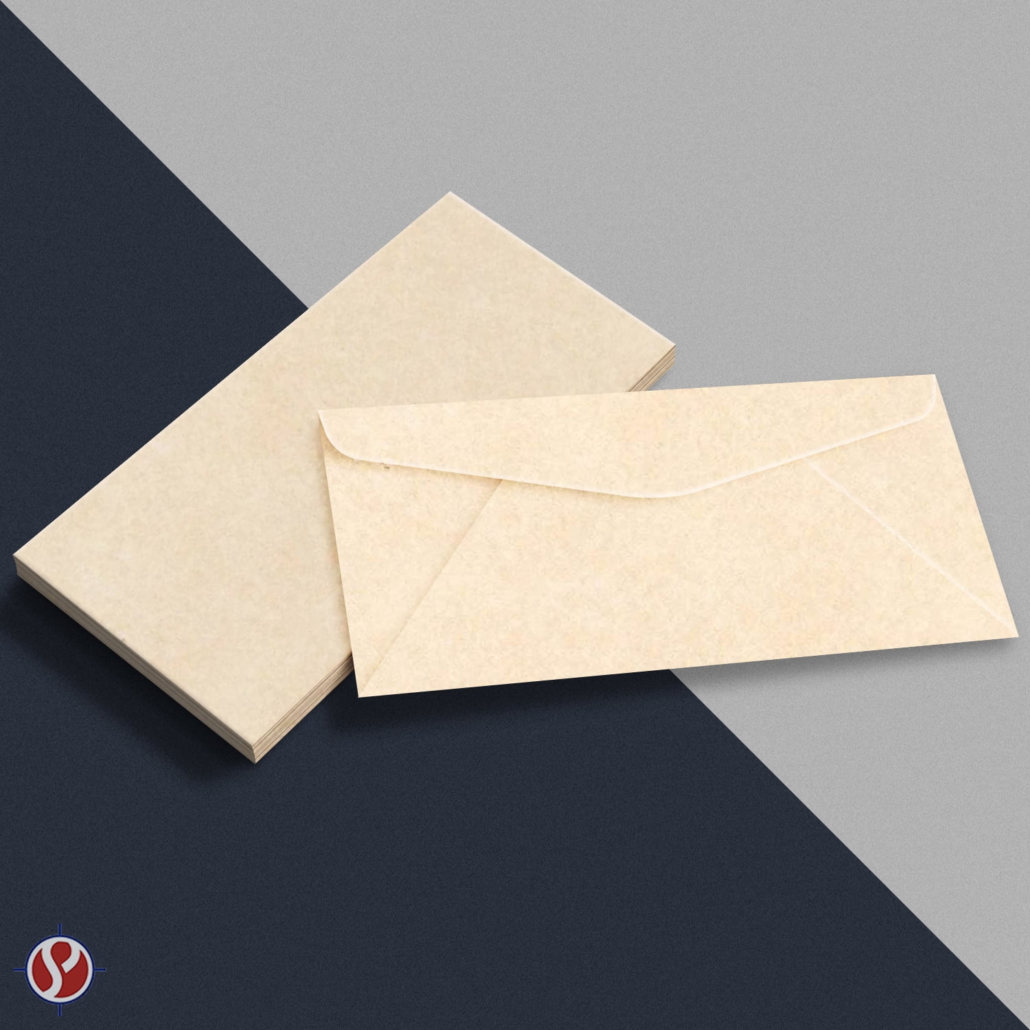 Natural #10 Parchment Business Envelopes – Perfect for Invitations, Greetings, Holiday, Office, Invoices, Letters, Mailings | 4 1/8 x 9 1/2 Inches | 100 Per Pack