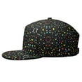 thumbnail image 3 of Vintage Polka Texture Trucker Hat - Trendy Flat Visor Cap for Casual Daily Wear | Colorful Dots Pattern, 3 of 6
