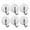 Whit32, variant on Wall Hooks Stainless Steel Towel Hooks for Bathrooms and Kitchen Heavy-Duty Coat and Shower Hooks Wall-Mounted No-Damage Installation, 4.5×4.5 cm, White1