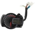 thumbnail image 2 of Motorcycle Universal Instrument In 7 Colors Water Resistant Digital Liquid Display Speedometer Odometer 15000rpm, 2 of 5