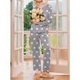 thumbnail image 4 of Avidlove 2 Pack Womens Pajama Sets Long Sleeve Tops with Long Pjs Bottom Sleepwear Soft Loungwear with Pockets S-XXL, 4 of 7