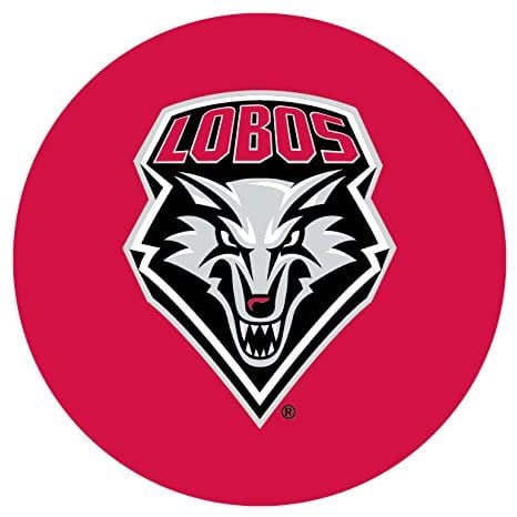 New Mexico Lobos Decal RR 4" Round Vinyl Auto Home Window Glass University of