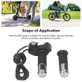 thumbnail image 3 of Electric Scooter Throttle Grip, 1Pair 10 Inch Handlebar Twist Throttle Grip With LCD Display Power Key Locker For Electric Bike Bicycle, 3 of 8