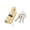 Gold, variant on Anti-Theft Door Lock Cylinder with Keys Single Open Cylinder for Wooden Doors