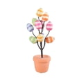 thumbnail image 2 of Desktop Decor Easter Egg Decoration Tree Easter Egg Bonsai Artificial Easter Decoration Easter Simulation Eggs Potted Cartoon Printed Eggs Easter Desktop Decoration Ornaments, 2 of 4