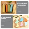 thumbnail image 3 of SKISUNO 5pcs Practical Memory Cards Orange Paper for Adults Office Travel, 3 of 7