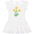 thumbnail image 3 of Inktastic Yellow Buttercup Flowers Girls Baby Dress, 3 of 5