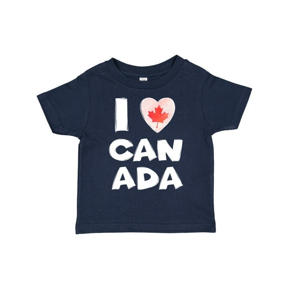 Inktastic I Love Canada Heart with Maple Leaf Boys or Girls Toddler T-Shirt