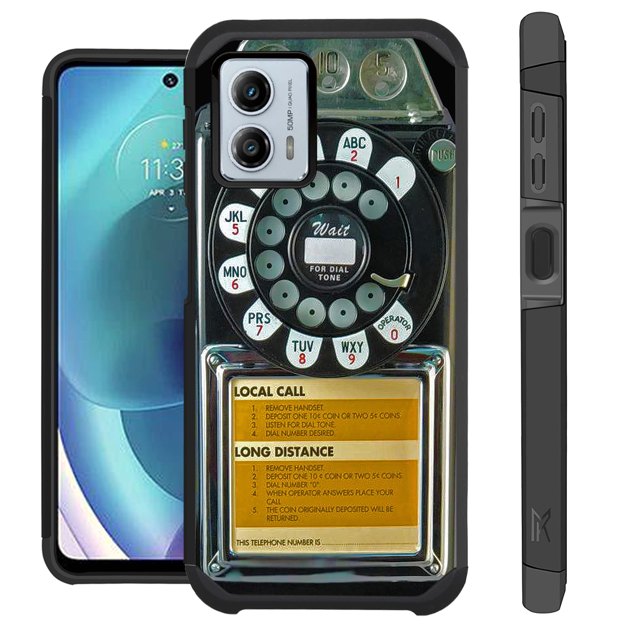 Custodia Clip Da Cintura Per Motorola Moto G Power 5G - In Nylon, Robusta E Pratica