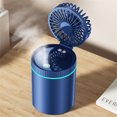 thumbnail image 4 of Inteprter Humidificador de mano con ventilador de pulverización de agua y accesorios de refrigeración ligeros Electrodomésticos Azul, 4 of 6