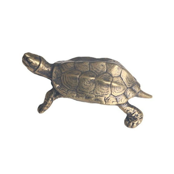 Brass Vintage Turtle Figurine Statue Home Ornaments Animal Figurines Gift Decor