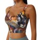 thumbnail image 2 of Fotbe Abstract Lion Painting Sujetador Deportivo Largo sin Aros para Mujer con Almohadillas y Soporte Medio, Transpirable y Absorbente, Camiseta Tipo Chaleco o Tank Top-XX-Large, 2 of 8