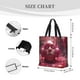 thumbnail image 3 of Balery Surreal Pink Headphones Bolsa de Mano para Mujeres con Cremallera, Bolsa de Gimnasio con Compartimentos, Bolsa para Laptop, Bolsa para Trabajo, 3 of 7