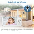 thumbnail image 3 of Open Box VTech 1080p WiFi Smart Nursery Remote Access Over-the-Crib View Video Baby Monitor with 5” High Definition 720p Display, Night Light, RM5887HD (White), 3 of 14