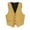 Khaki, variant on Men's Suede Vest Vintage Waistcoat V-Neck Button Down Sleeveless Jacket Steampunk Western Cowboy Prom Suit Vest Formal Business Casual Gilet