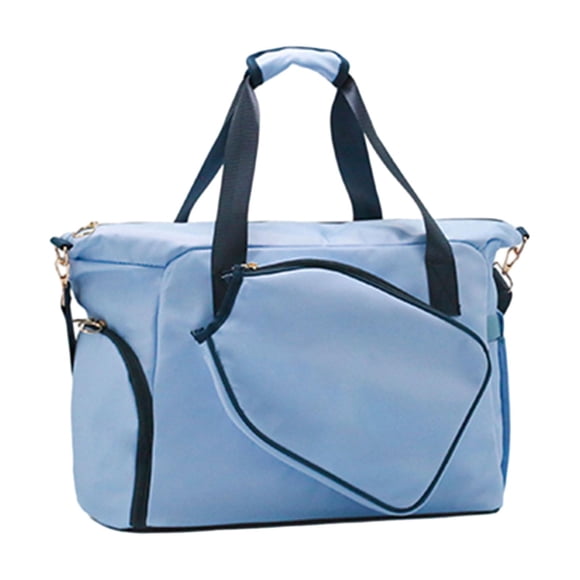 fastboy Sac à Raquettes de Pickleball avec Fermeture Éclair Compartiment à Raquettes de Pickleball avec Rangement Chaussures Bleu Ciel 40.9x18.6x27.9cm