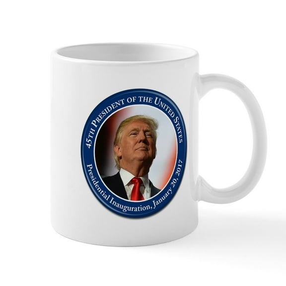 CafePress - President Donald Trump Mugs - 11 oz Ceramic Mug - Novelty Coffee Tea Cup