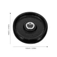 thumbnail image 2 of FONDOTIN 2Pcs Trailer Front Wheel Replacement for Hydraulic Jacks Heavy Duty Steel Material with Easy Installation, 2 of 8