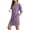 a1000_Purple, variant on Vetsdori Womens Long Sleeve Mini Dresses Holiday Tunic Dresses Black Party Crew Neck,Summer Solid Color Dress for Junior Lightweight