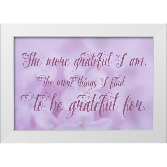 Murdock, Ramona 18x13 White Modern Wood Framed Museum Art Print Titled - Gratitude