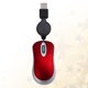 thumbnail image 3 of Creative USB Cableado con cable Mini Telescópico Ratón Portátil Mouse Ratón portátil (rojo), 3 of 5