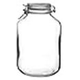 thumbnail image 3 of Bormioli Rocco Fido Round Clear Jar, 169-Ounce, 5 Liter, 3 of 3