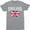 Athletic Heather, variant on Union Jack vintage Uk Flag British United Kingdom England Great Britain T-Shirt