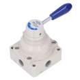 thumbnail image 4 of Rotary Lever Hand Valve Air Flow Control 0~1.0mpa 0?145Psi 3 Position 4 Way Pneumatic Switch4HV330?08, 4 of 5