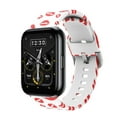 thumbnail image 4 of EGNMCR For Realme-2 / 2 Pro Watch Bands Fashion Pattern Replacement With Silver Clasp watch band, 4 of 4