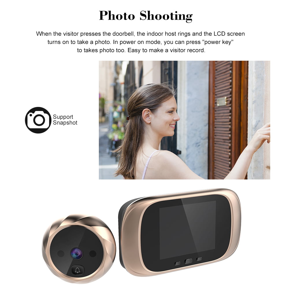 Details about   Digital Door Viewer Peephole Door Camera Doorbell 2.8-inch LCD Screen Night Z2Y2