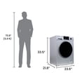 thumbnail image 4 of Equator Fully Built-in All-in-One Combo Washer-Dryer Ventless 1.62 cf/15lbs 110V Silver, 4 of 23