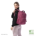 thumbnail image 2 of TOTTO Mochila Ergonómica Grande Porta Laptop 14 Repelente a Líquidos | Escuela - Oficina - Viaje | 2 vino G, 2 of 6