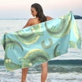 thumbnail image 6 of GZHJMY Cute Crocodiles Beach Towel Super Soft Microfiber Sand Free Beach Towels, Oversized Camping Pool Towel, Lightweight, Breathable & Quick Dry Towels, 30x60in Washcloth, 6 of 7