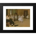 thumbnail image 2 of Edgar Degas 24x18 Black Modern Framed Museum Art Print Titled - The Dancing Class (ca. 1870), 2 of 5